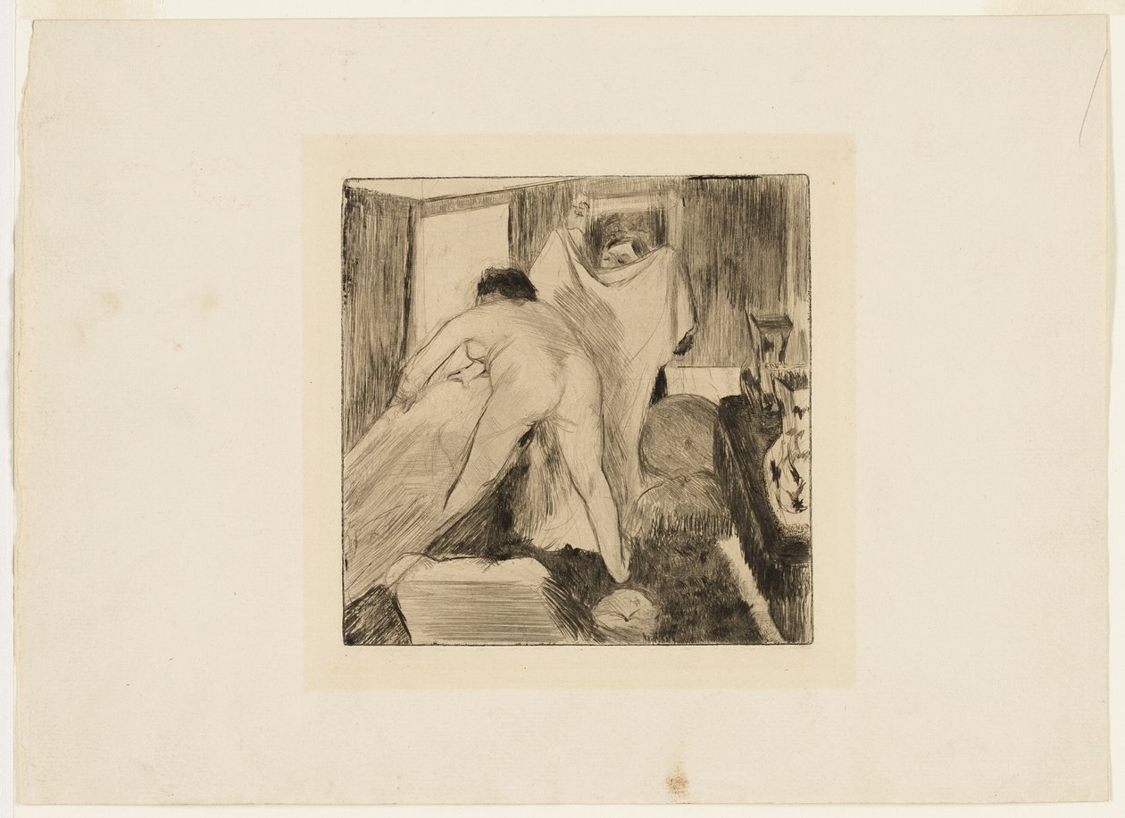 Odchod z lázně od Hilaire Germain Edgar Degas
