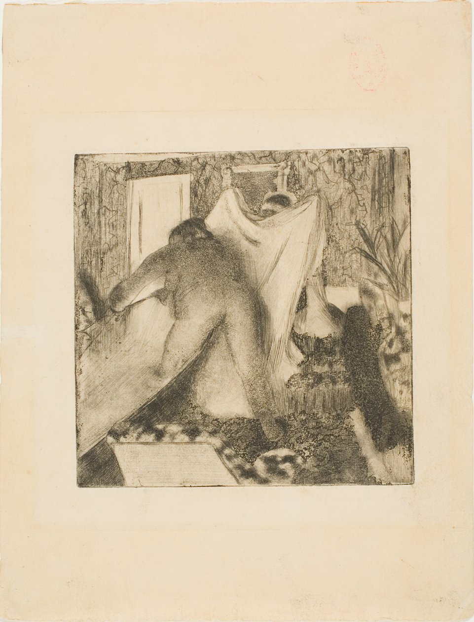 Odchod z lázně od Hilaire Germain Edgar Degas