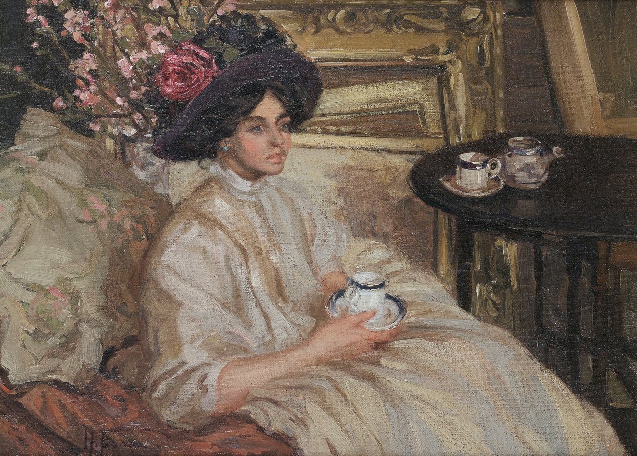 Odpolední čaj, 1917. od Hilda Fearon
