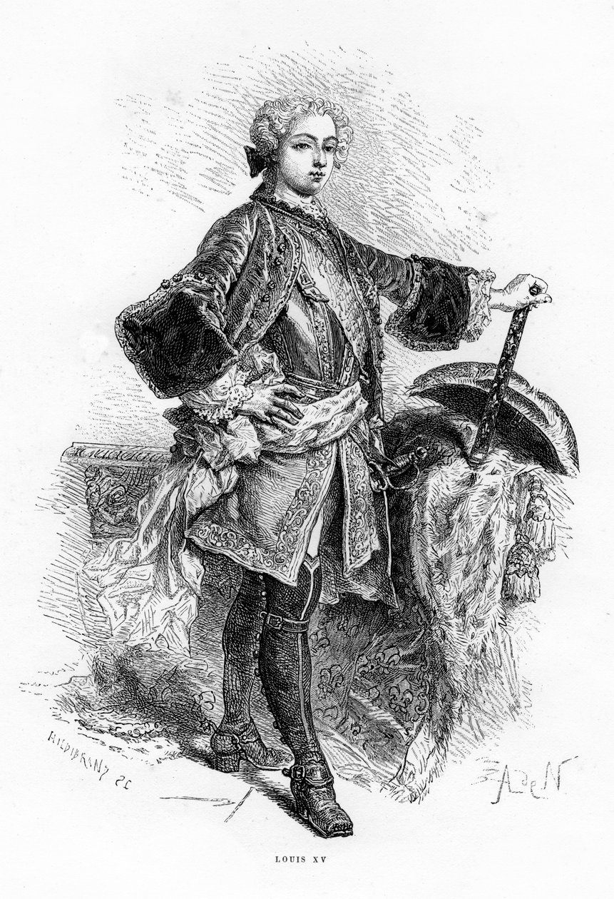 Ludvík XV., král Francie. od Hildibrand