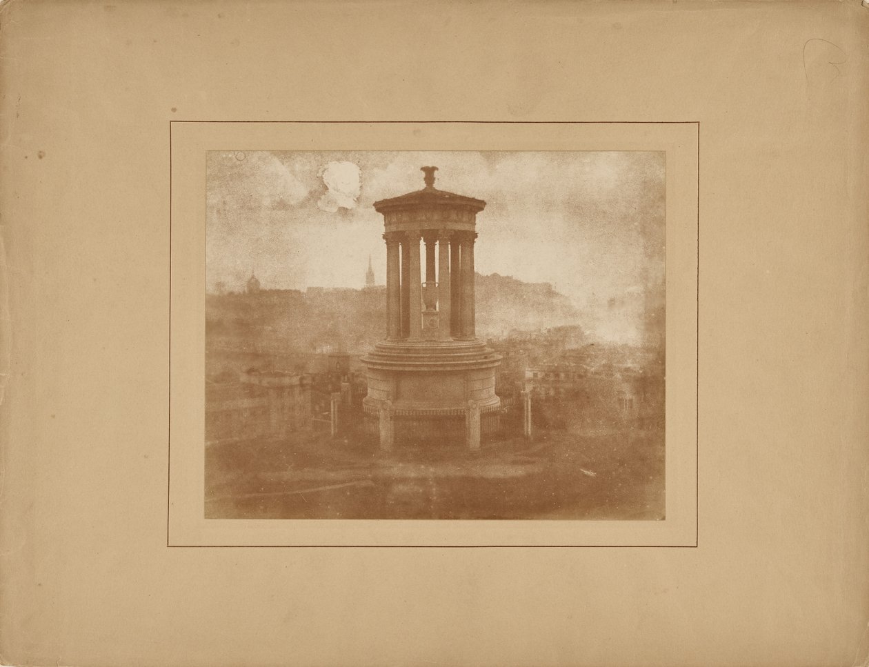 [Calton Hill, památník Dugalda Stewarta] od Hill and Adamson