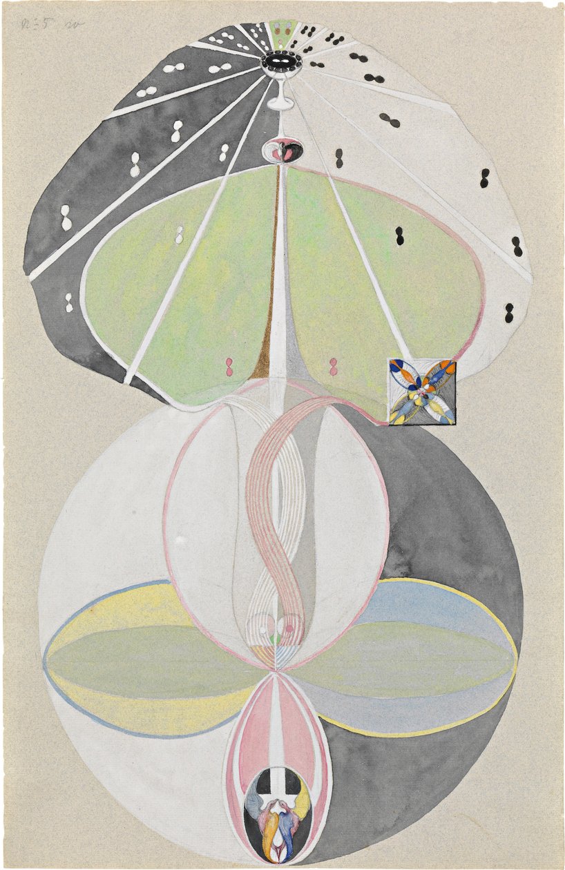 Strom poznání, č. 5, 1915. od Hilma af Klint