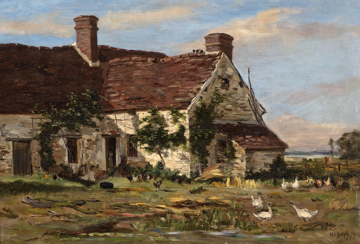 Letní dům umělce od Hippolyte Camille Delpy