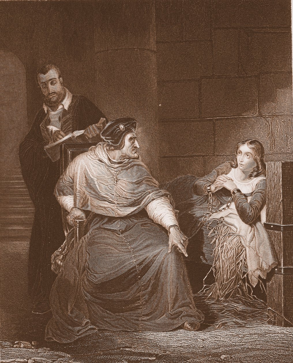 Johanky z Arku, ryl Strunz od Hippolyte Delaroche
