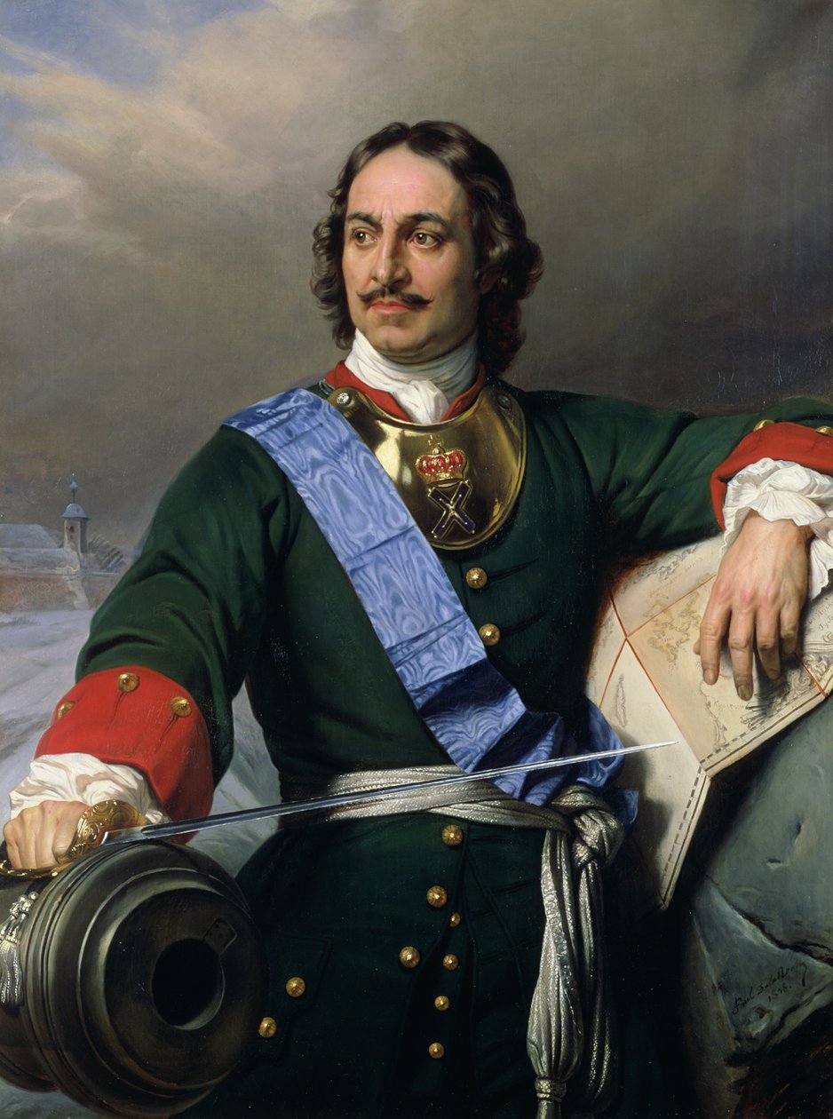 Petr I. Veliký (1672-1725) 1838 (viz také 144528) od Hippolyte Delaroche