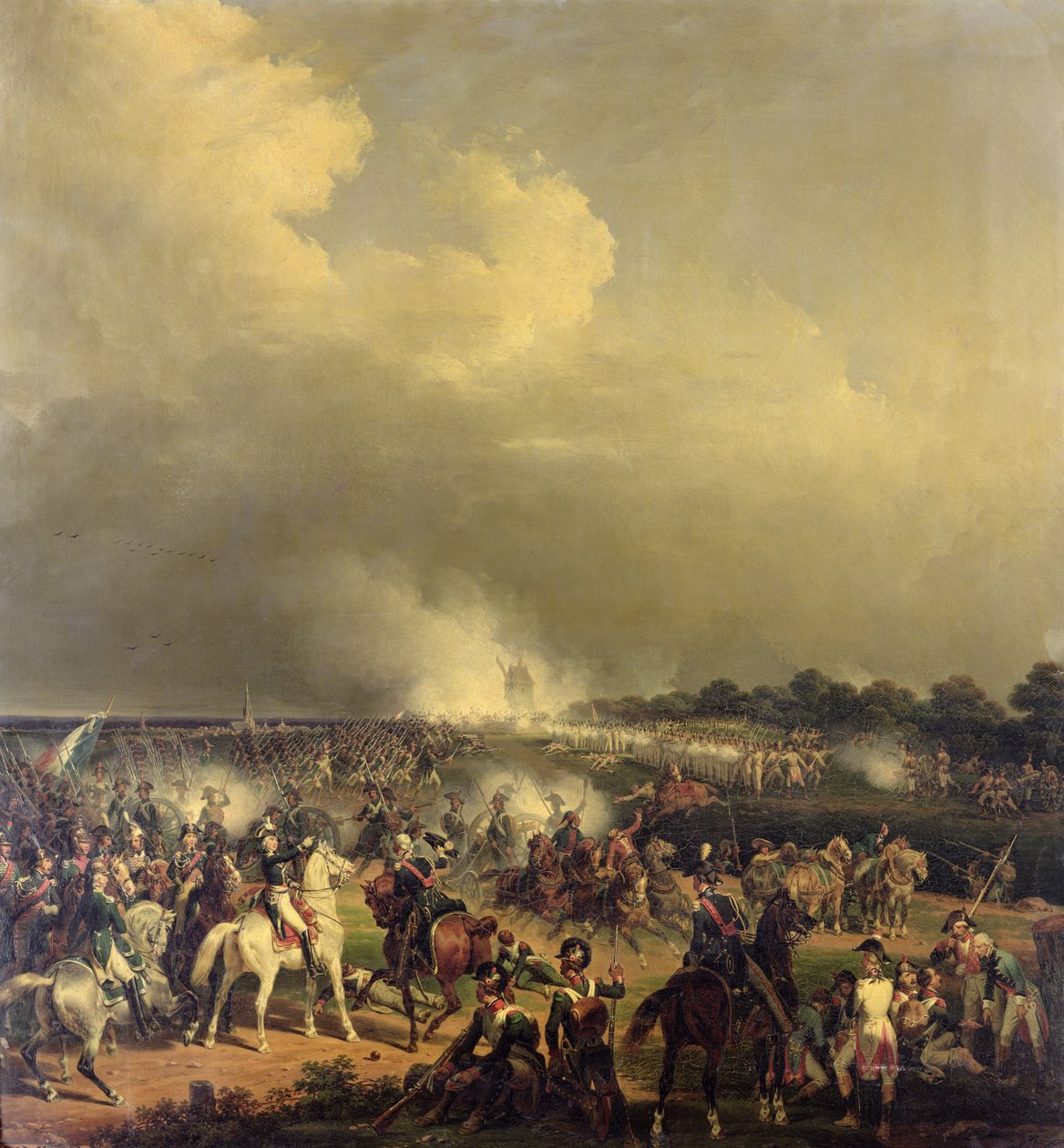 Bitva u Boussu, 3. listopadu 1792, 1845 od Hippolyte Lecomte