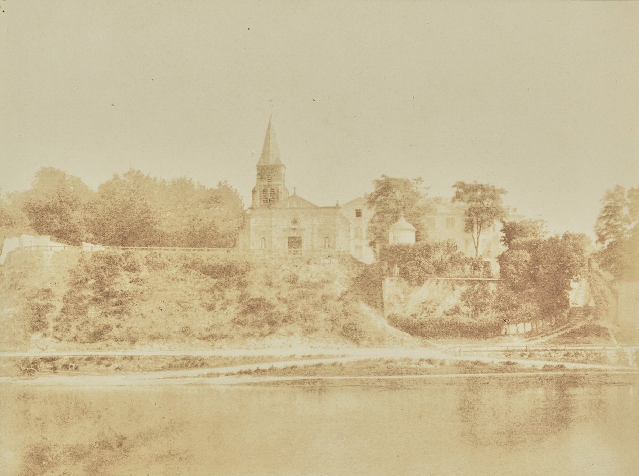 [Kostel a zámek Saint-Ouen] od Hippolyte Bayard