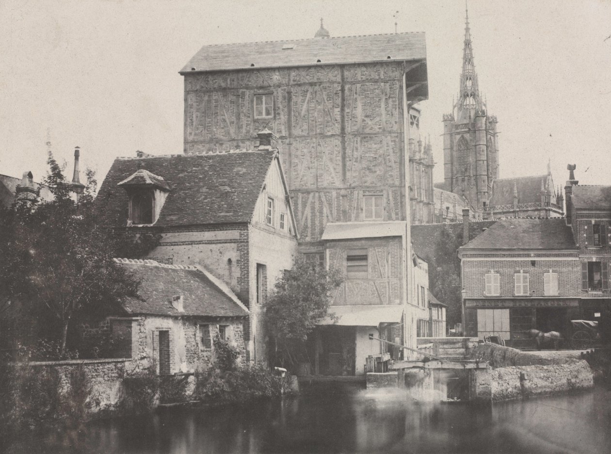 Pohled na Évreux, 1850. od Hippolyte Bayard