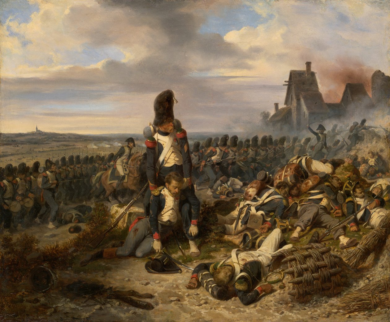 Bojová scéna, c. 1825. od Hippolyte Bellange