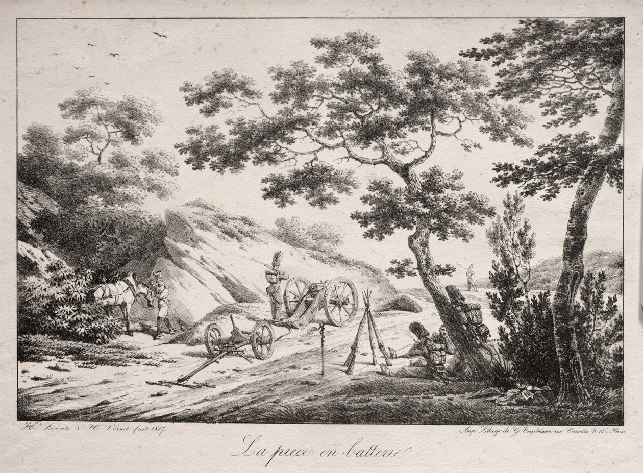 Canon Ready to Fire od Hippolyte Lecomte
