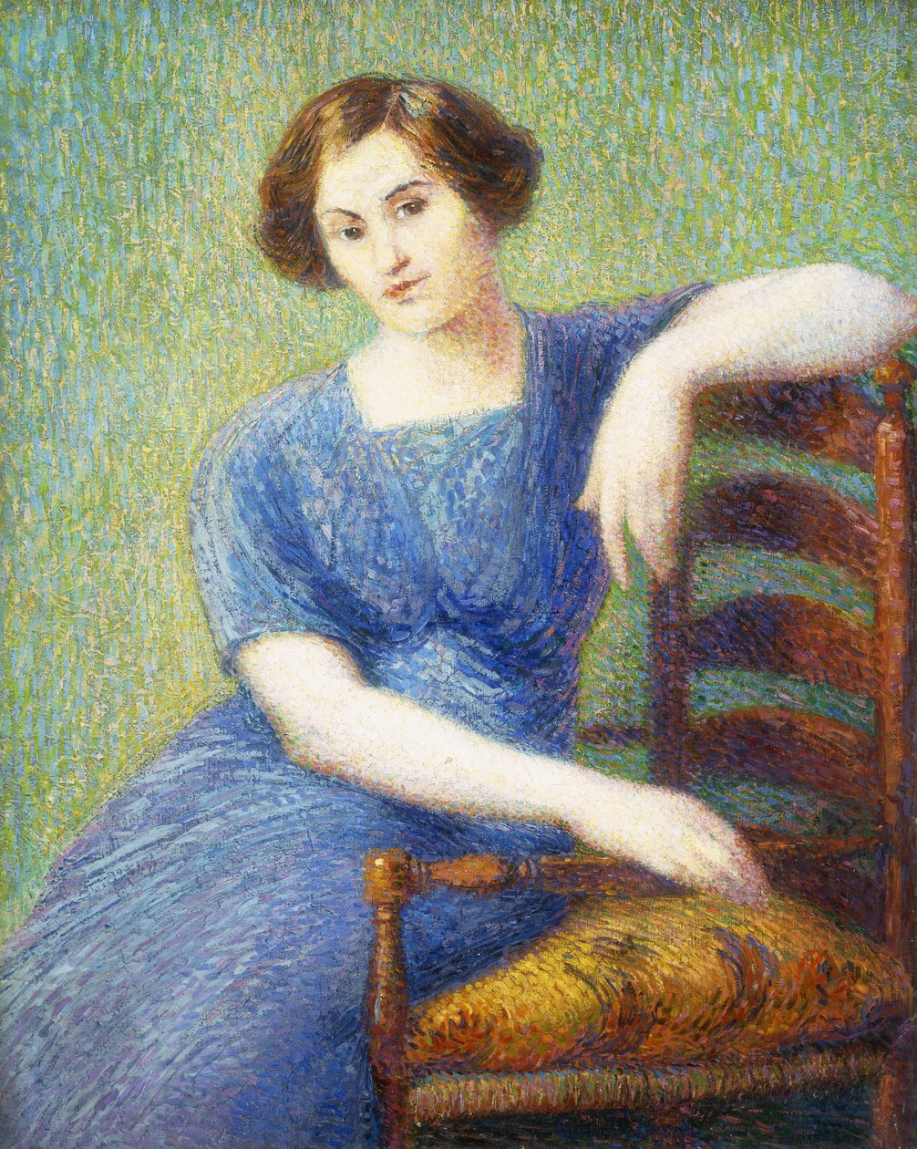 Žena s židlí; Femme au Fauteuil, od Hippolyte Petitjean