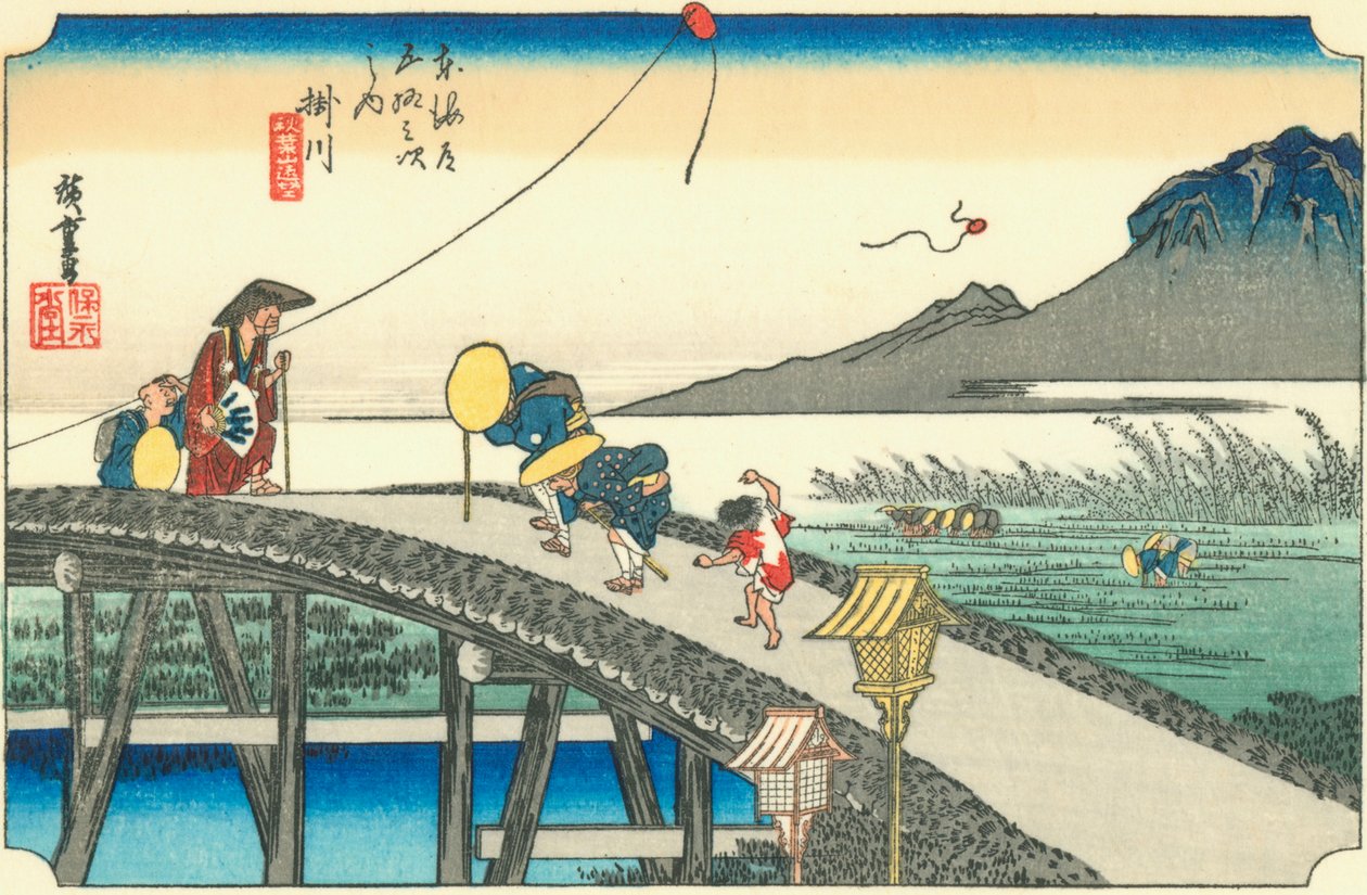 Kakegawa od Hiroshige