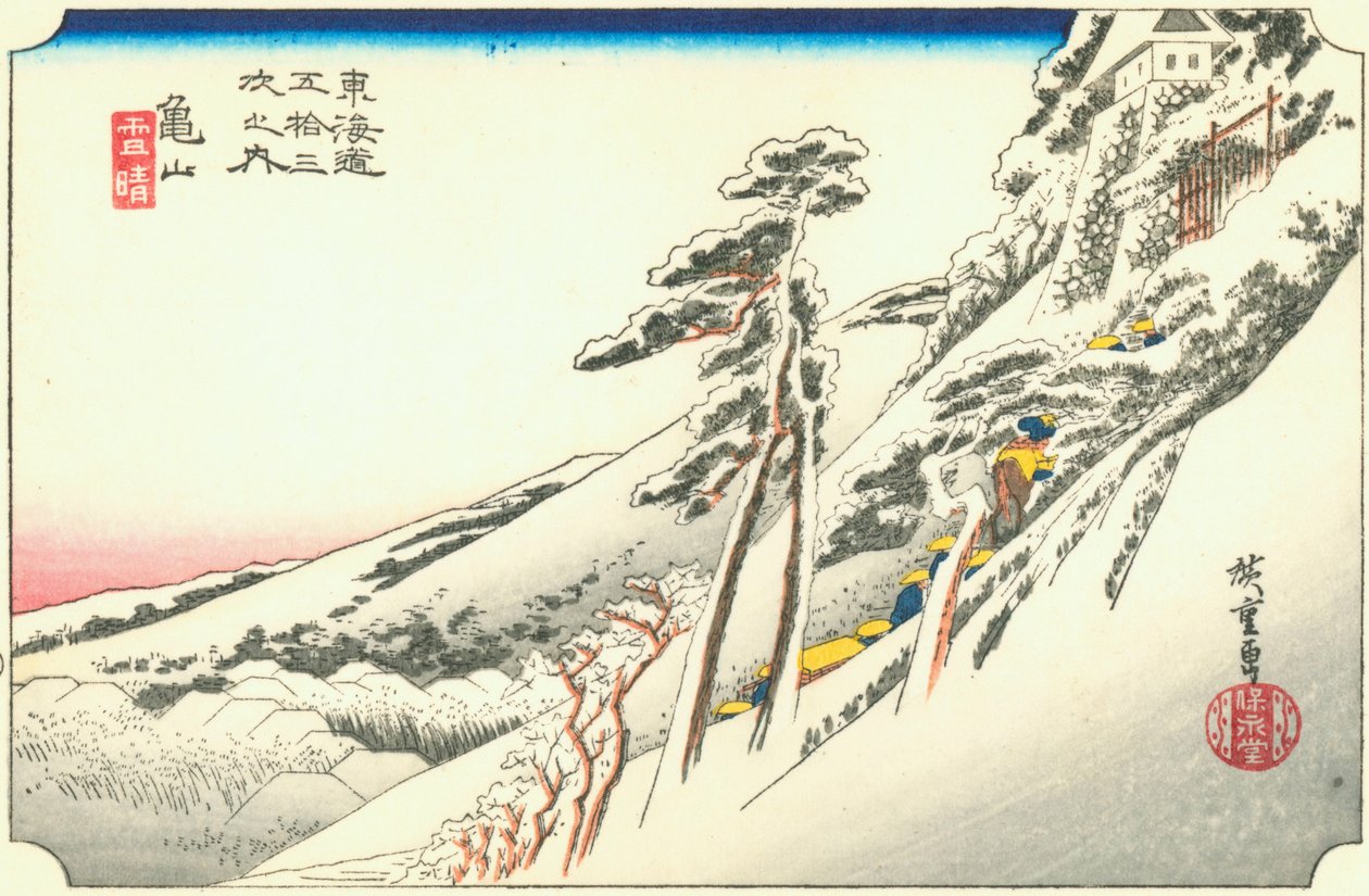 Kameyama od Hiroshige