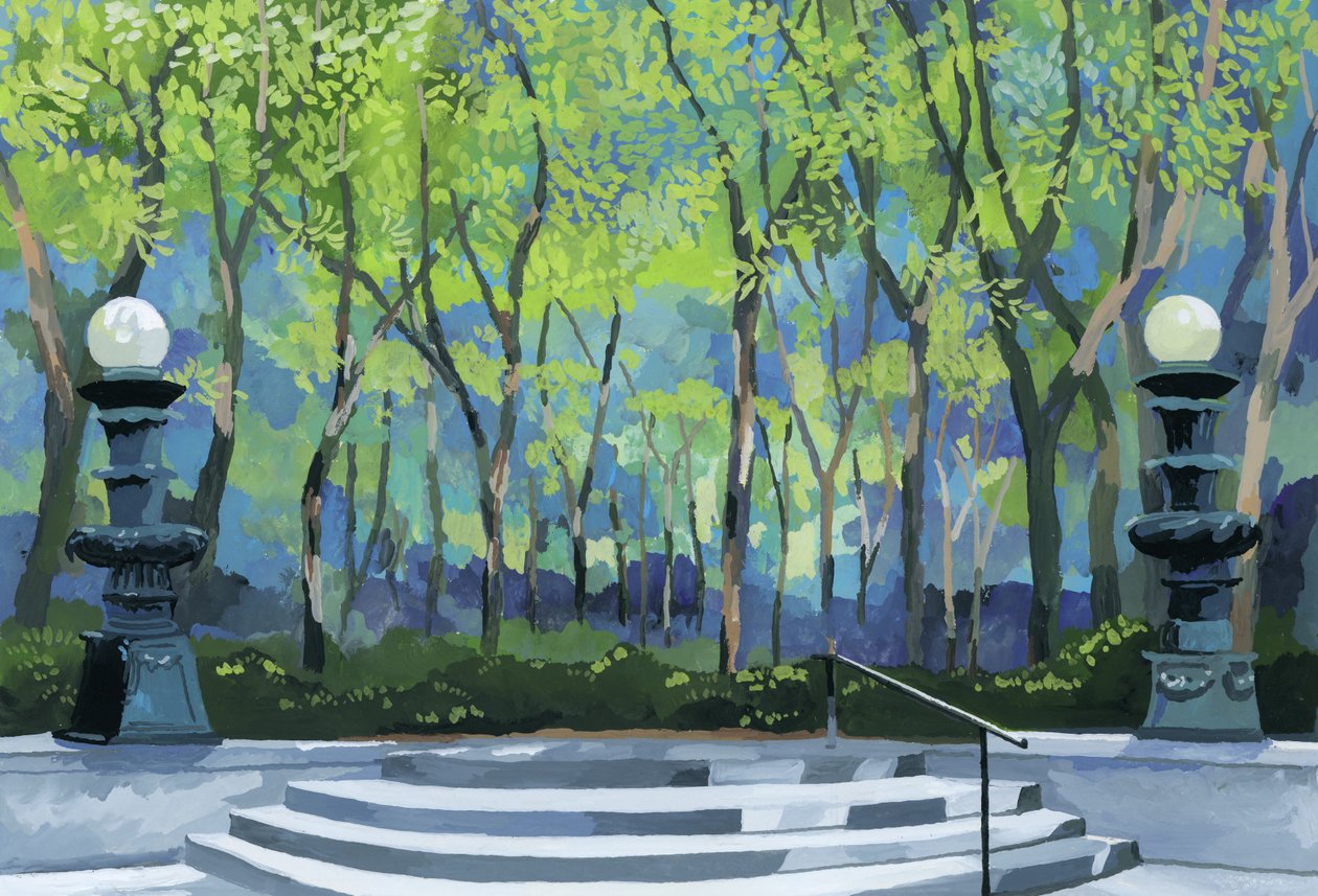 Vstup do parku, 2016, od Hiroyuki Izutsu