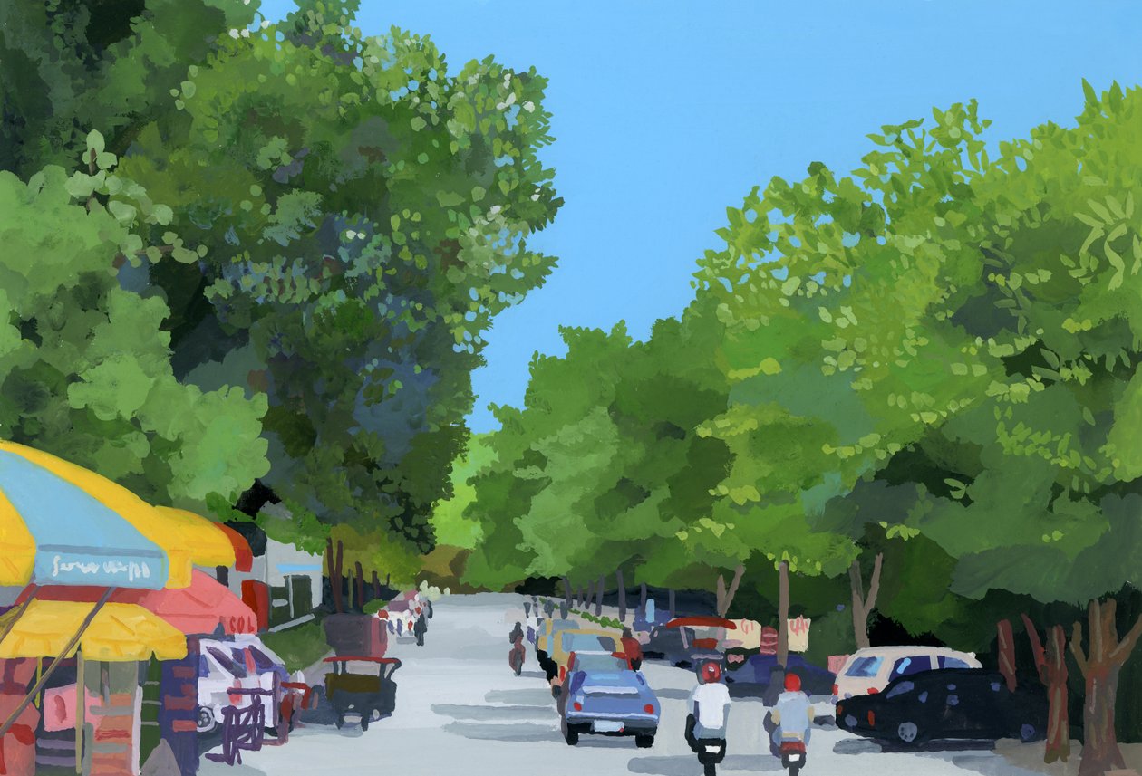 Phnom Penh, Kambodža, od Hiroyuki Izutsu