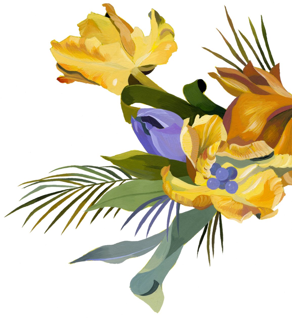Žlutý tulipán od Hiroyuki Izutsu