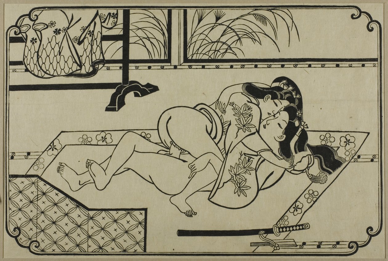 List z alba shunga od Hishikawa Moronobu