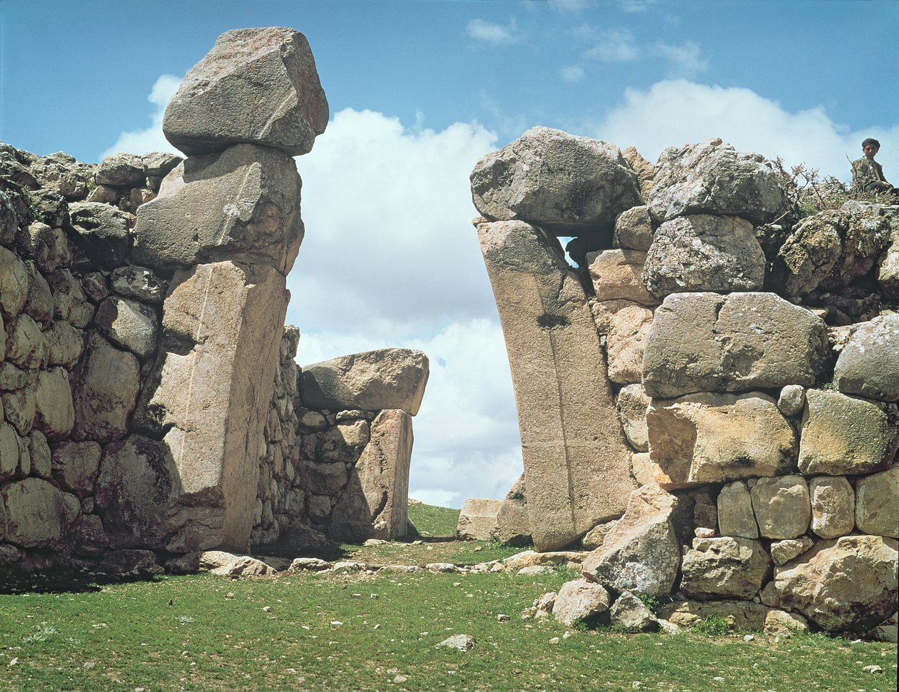 Královská brána z hradeb Hattusas od Hittite