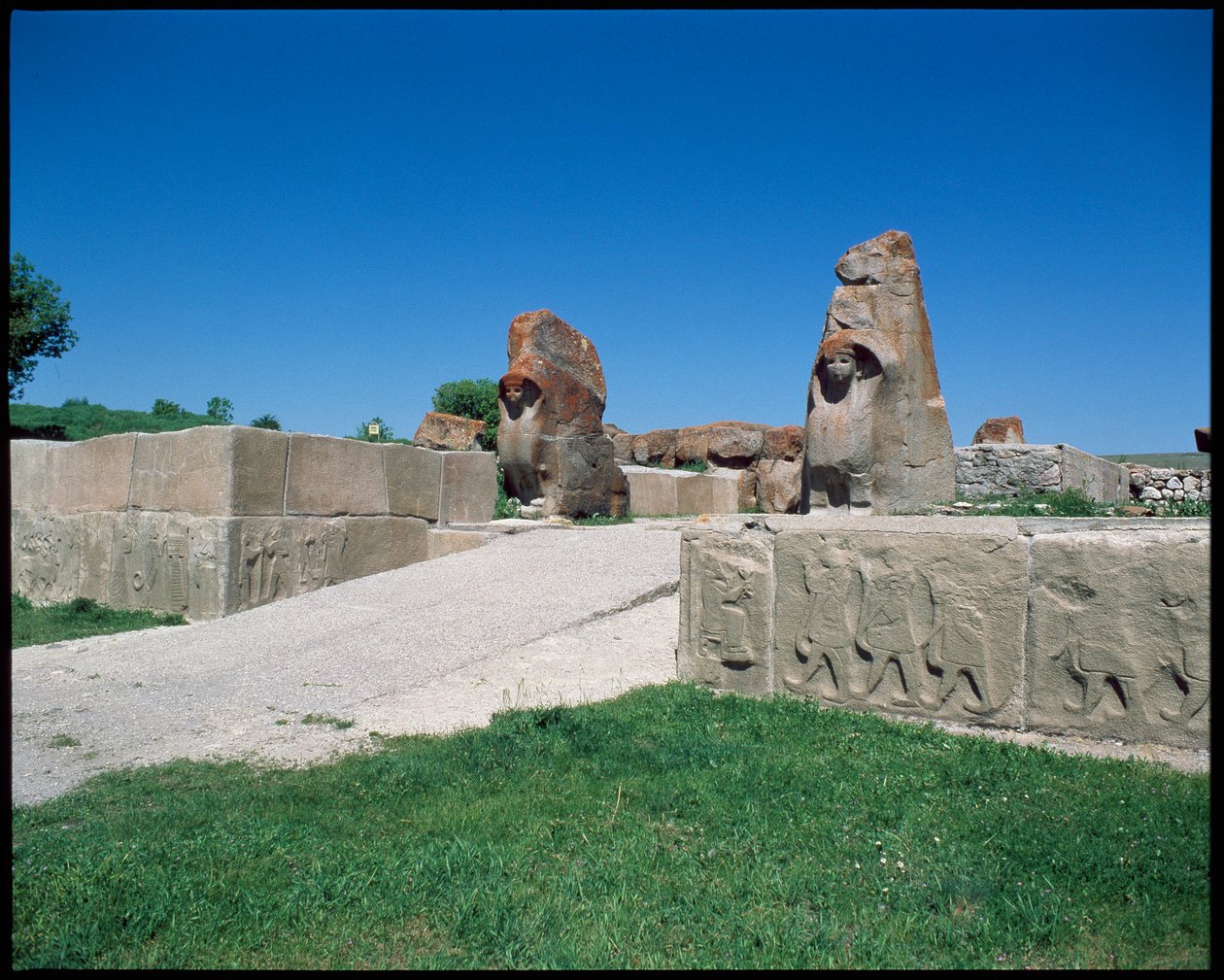 Pohled na bránu Sfingy od Hittite Hittite