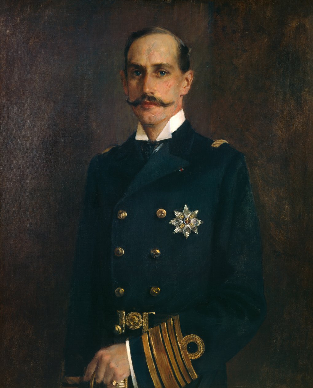 Král Haakon VII (obraz) od Hjalmer Eilif Emanuel Peterssen