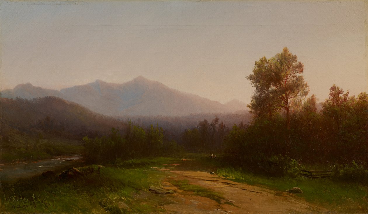 Krajina řeky Hudson, kolem roku 1860-5 od Homer Dodge Martin