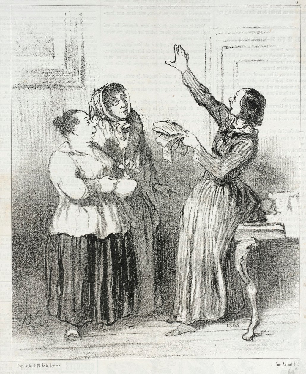 ... jaká je dnes žena ve společnosti od Honoré Daumier