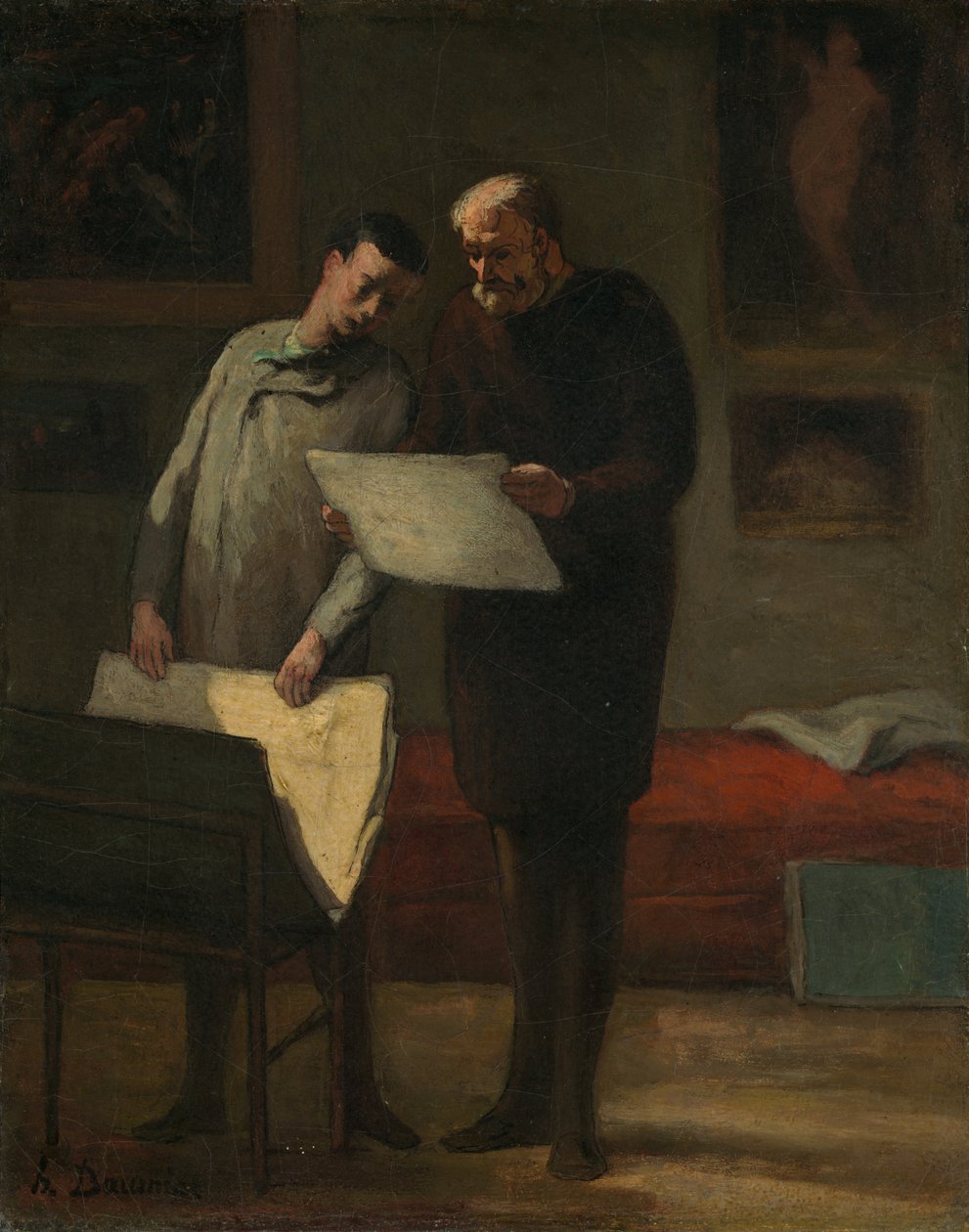 Rada mladému umělci od Honoré Daumier