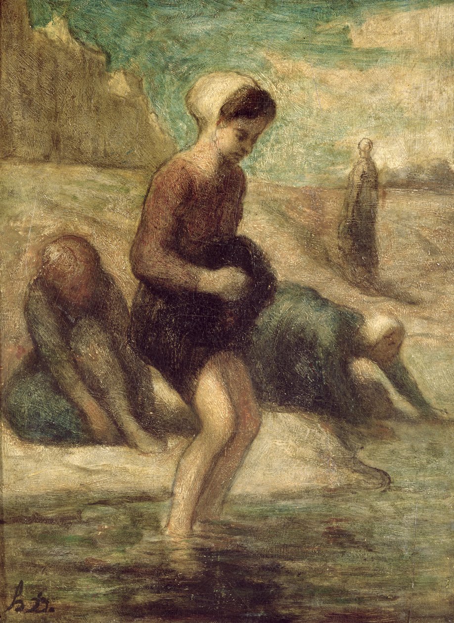 Na okraji vody, c.1849-53 od Honoré Daumier