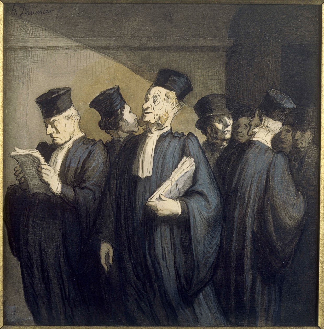 Před slyšením od Honoré Daumier