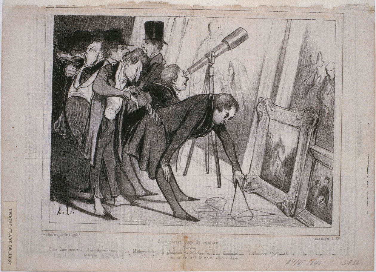 Slavná malířská porota od Honoré Daumier