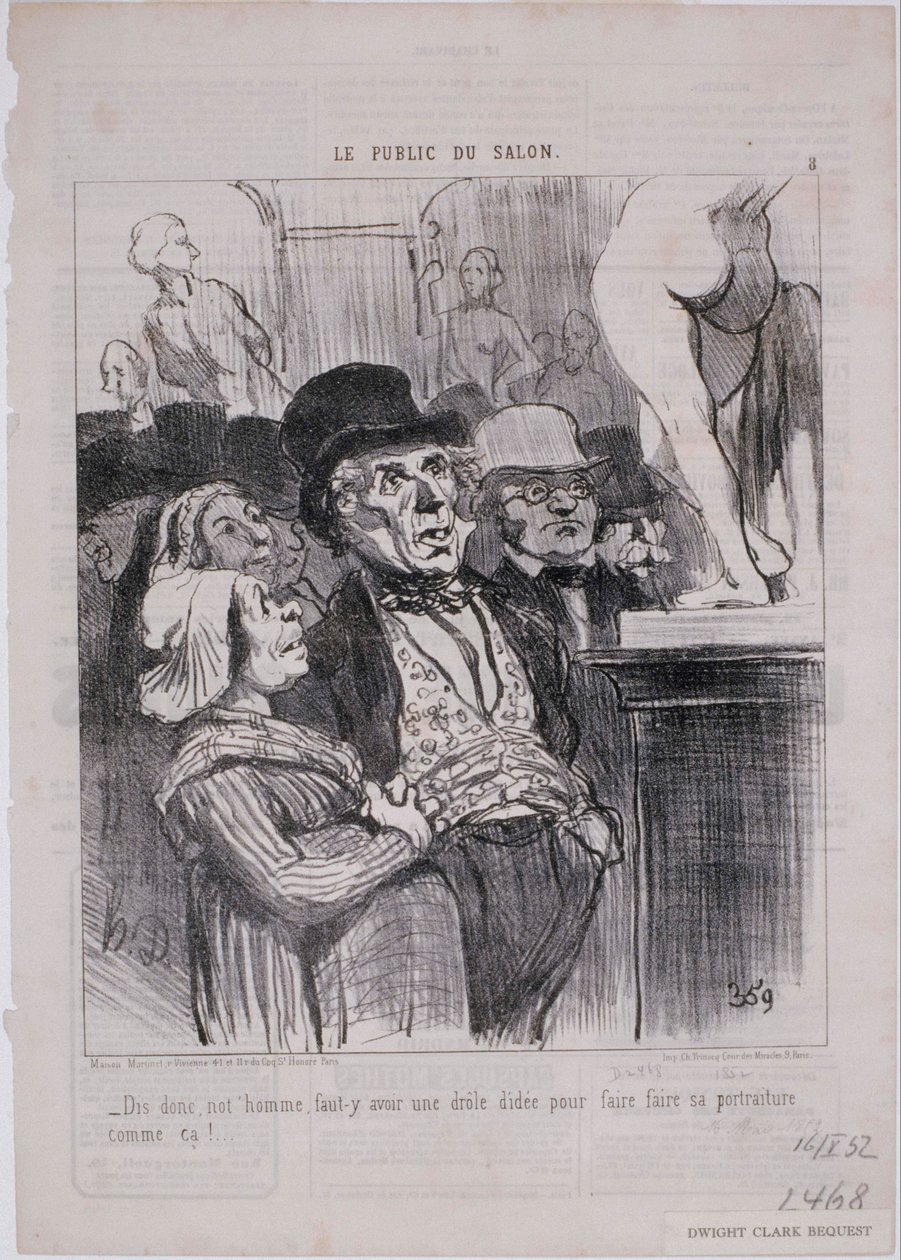 Publikum show- Řekněte, náš muži, musí ... od Honoré Daumier