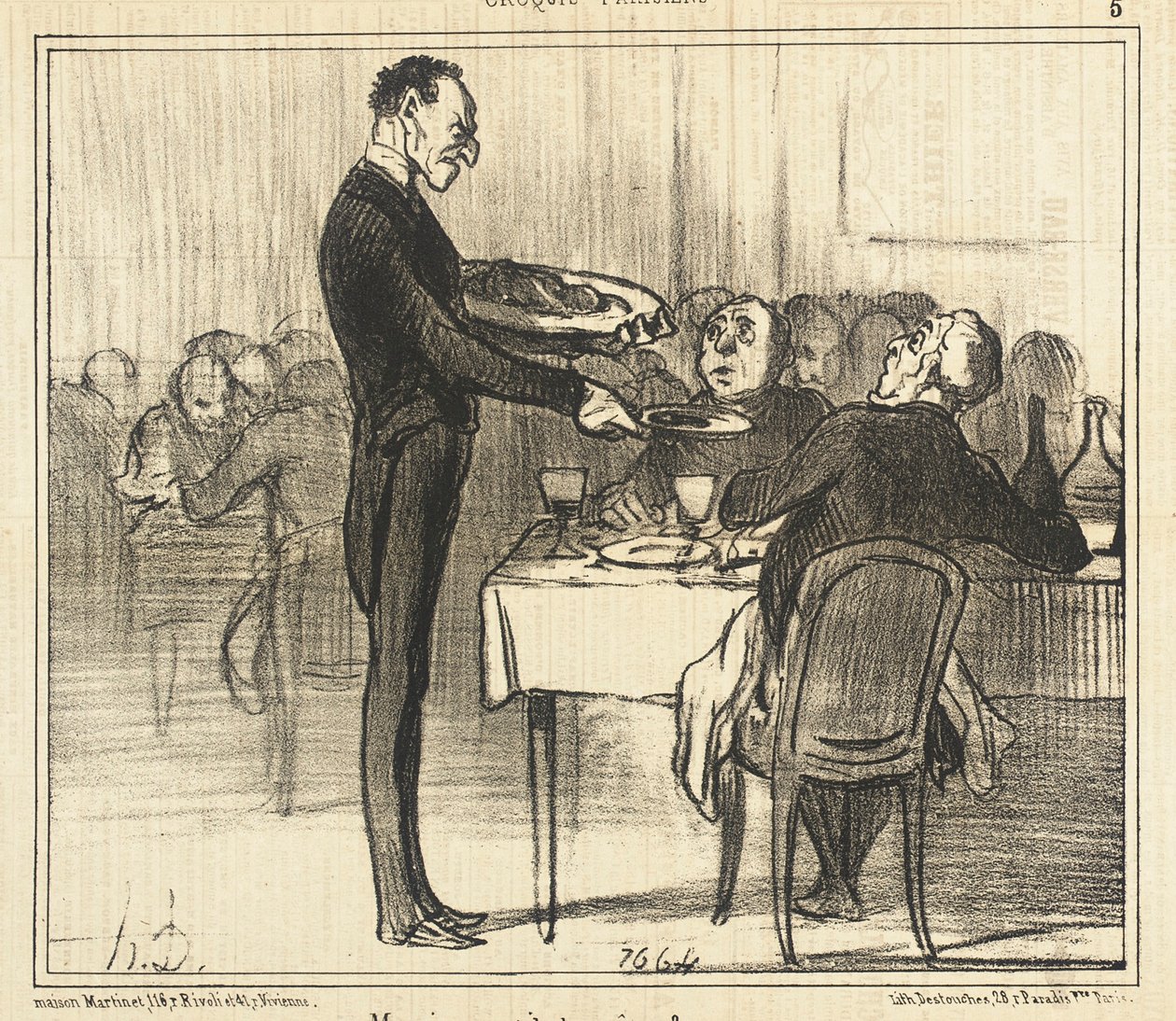 Chce pane palačinky ... od Honoré Daumier
