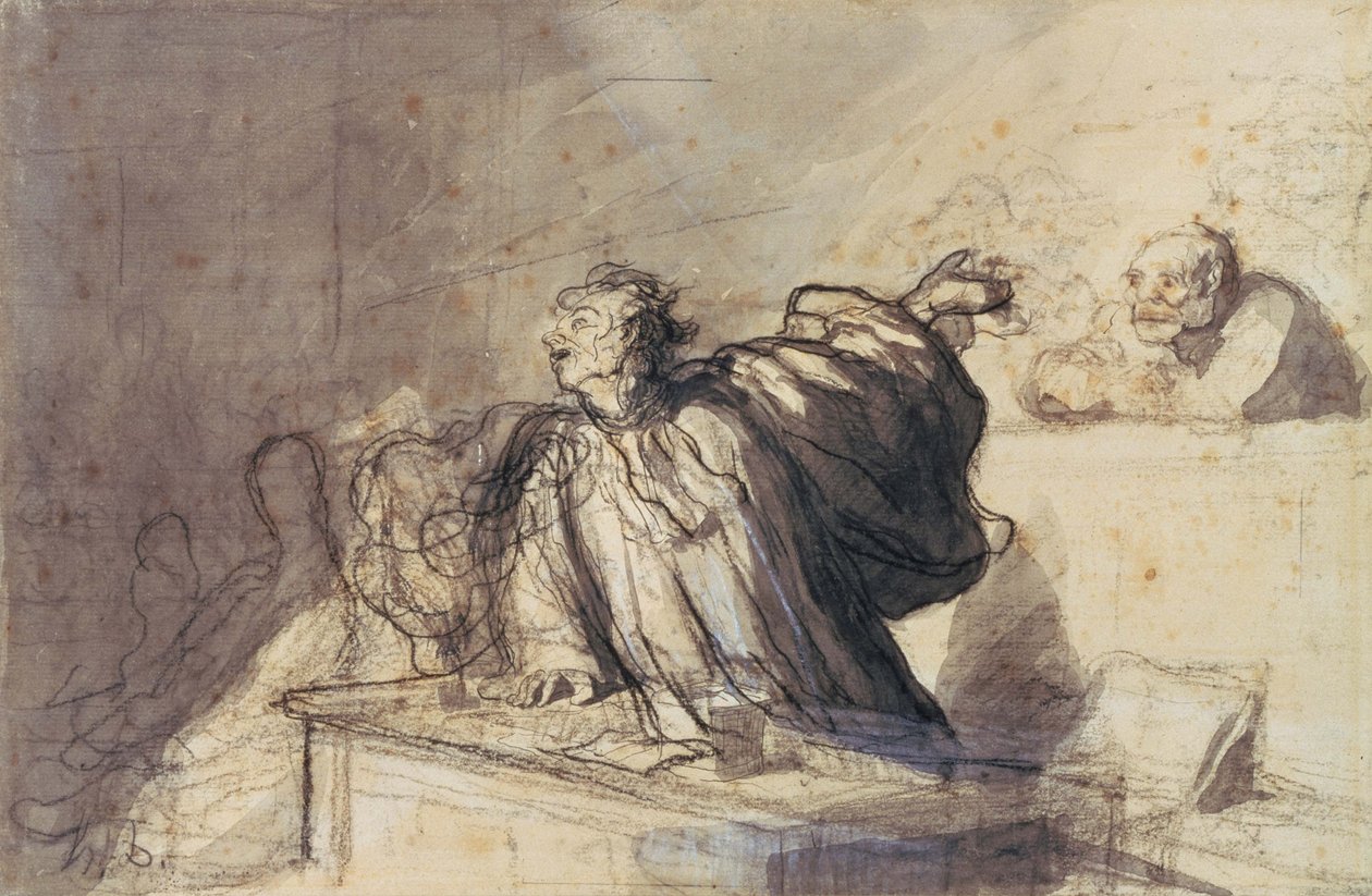 Prosba o obranu od Honoré Daumier