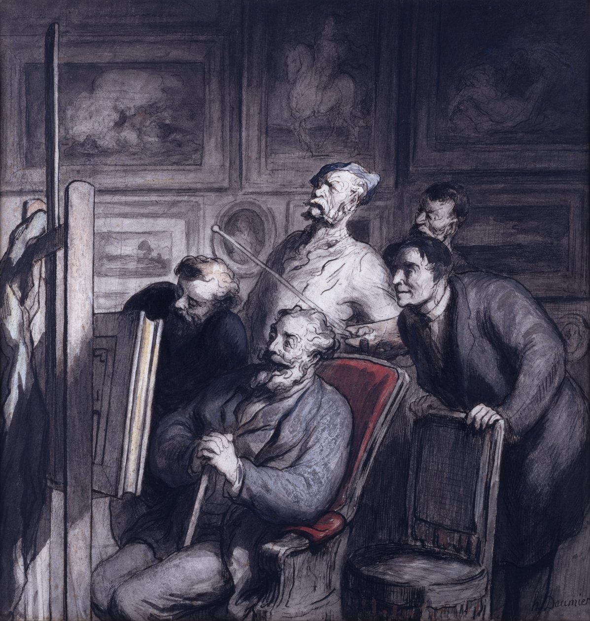 Amatéři od Honoré Daumier