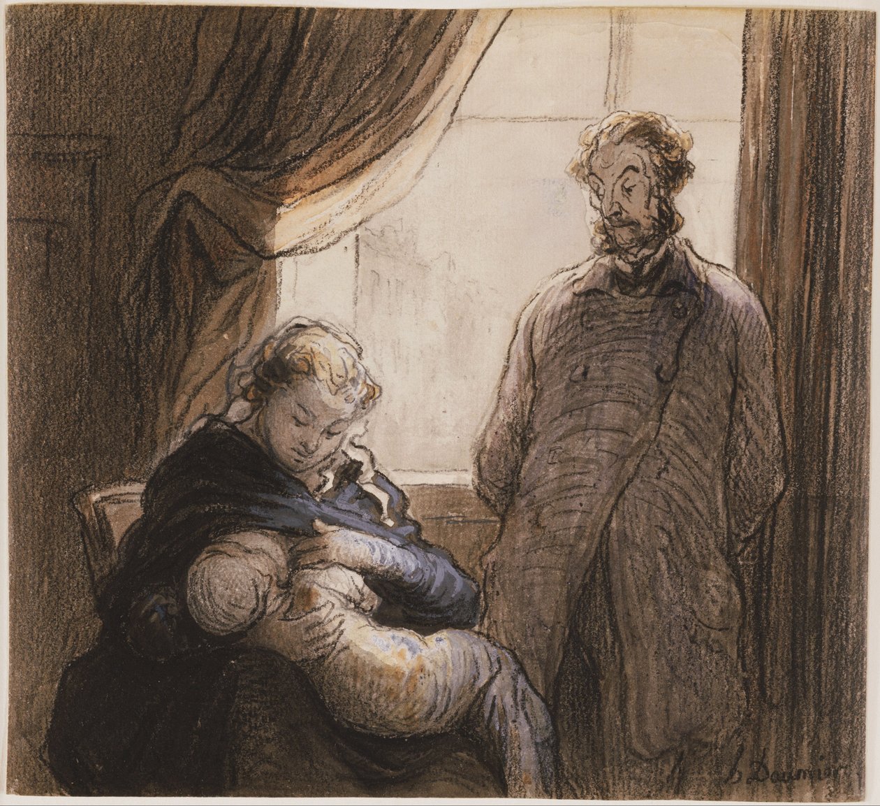 Rodina od Honoré Daumier