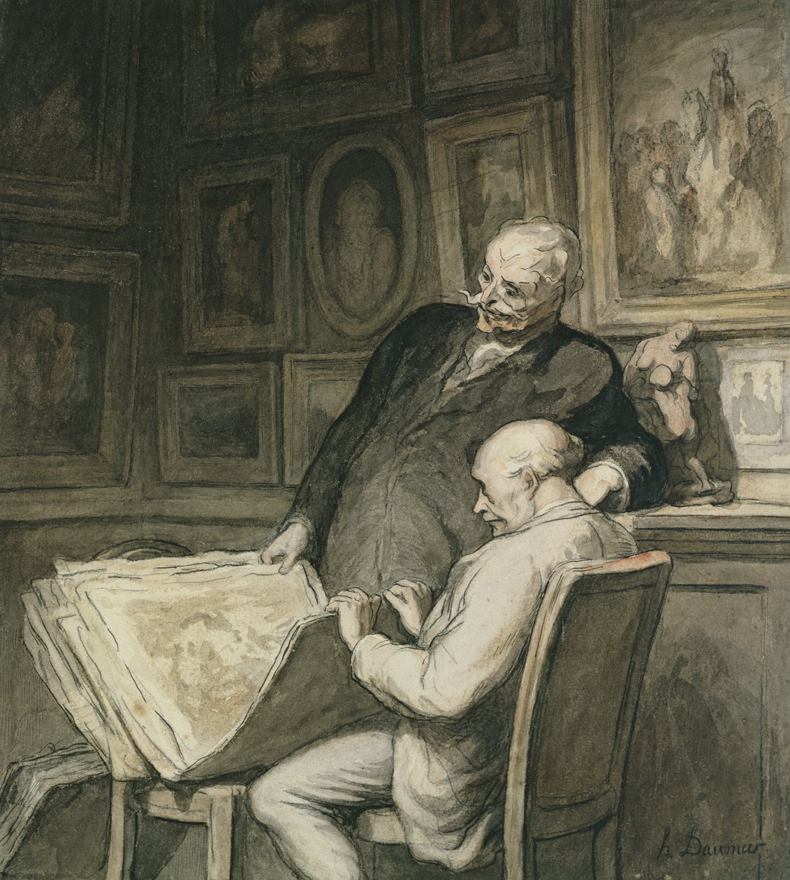 Sběratelé tisku od Honoré Daumier
