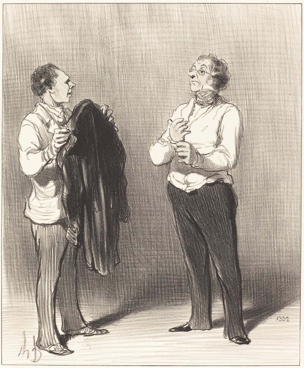 (Sluha) - Monsieur by udělal dobře... od Honoré Daumier