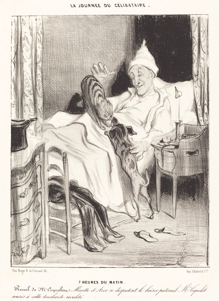 7 ráno od Honoré Daumier