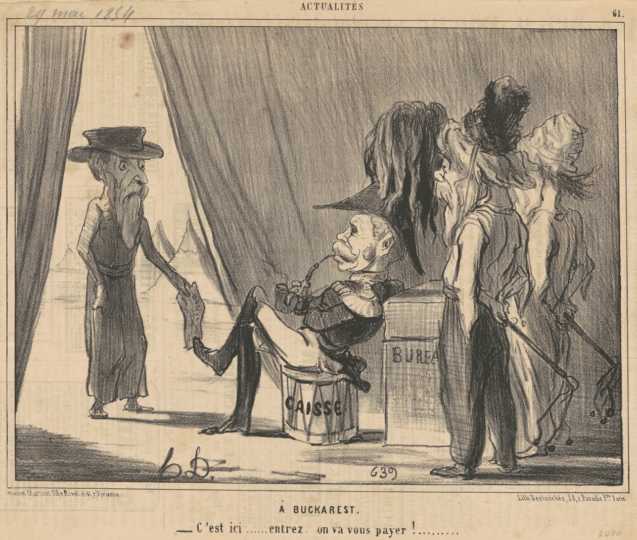 Bukurešť od Honoré Daumier