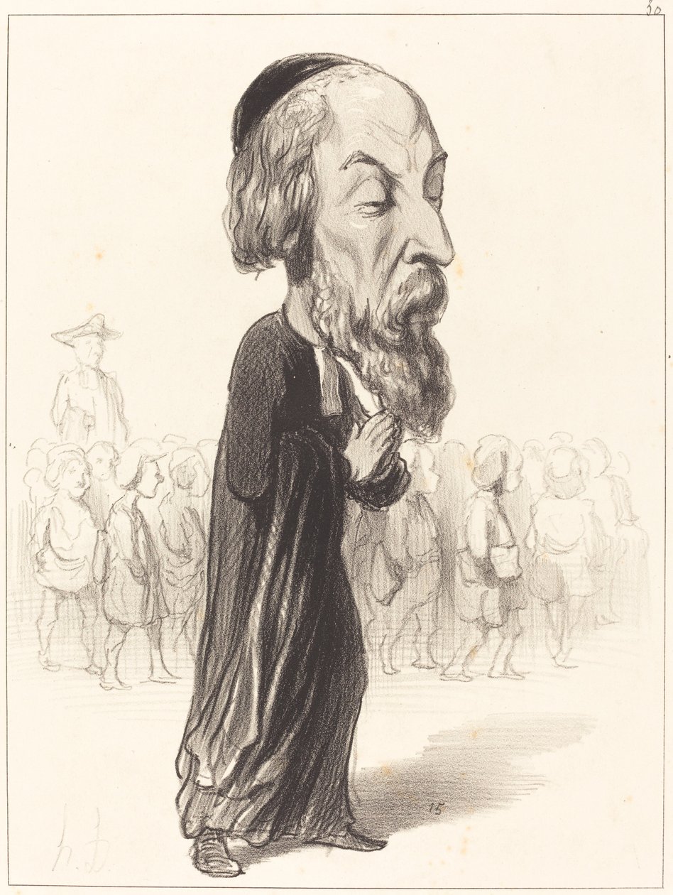 A. Fred. Pierre Comte de Falloux od Honoré Daumier