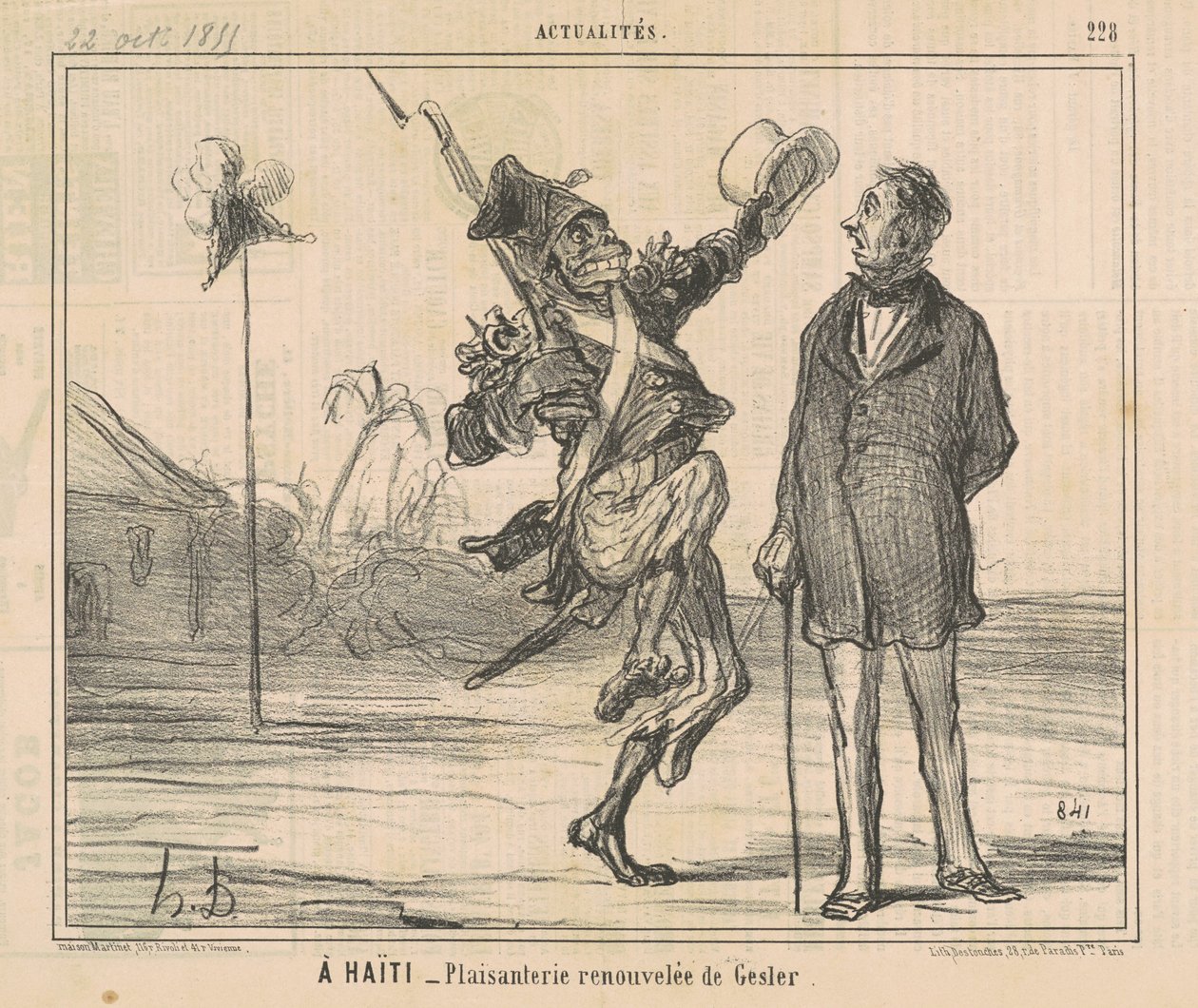 Haiti od Honoré Daumier