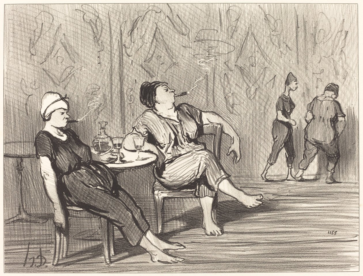 U baru od Honoré Daumier