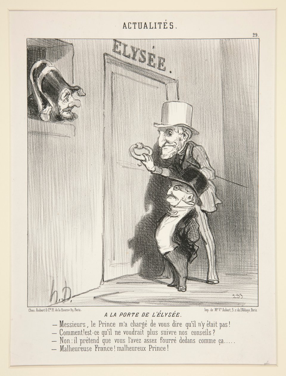 U dveří od Honoré Daumier