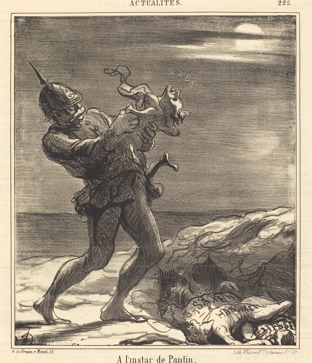Jako Pantin od Honoré Daumier