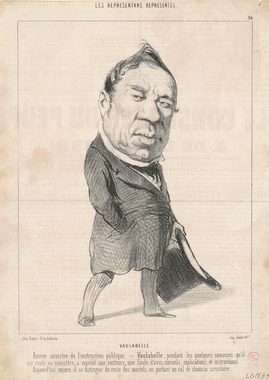 Achille Tenaille z Vaulabelle od Honoré Daumier