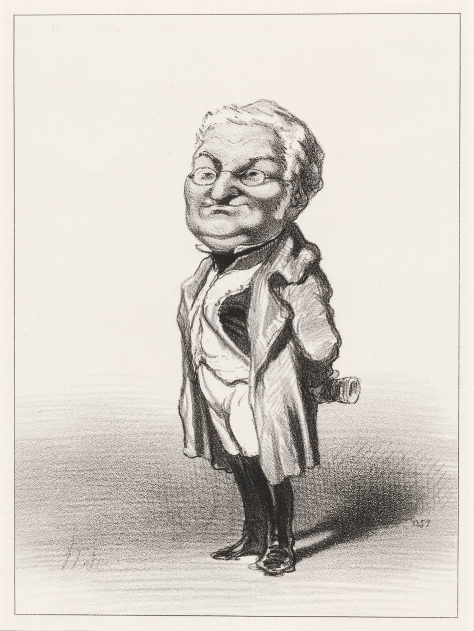 Adolf Thiers od Honoré Daumier