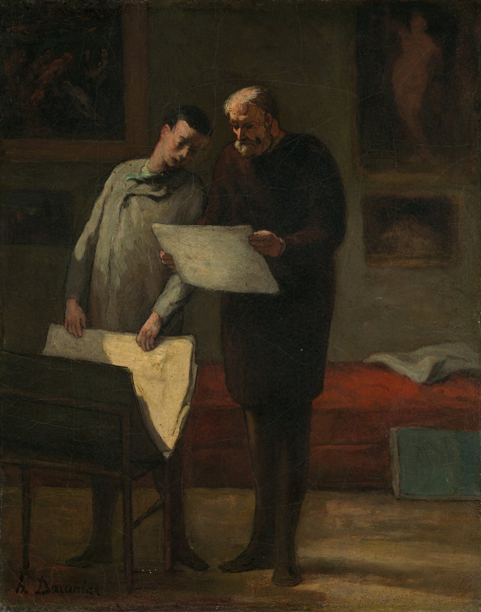 Rada pro mladého umělce od Honoré Daumier