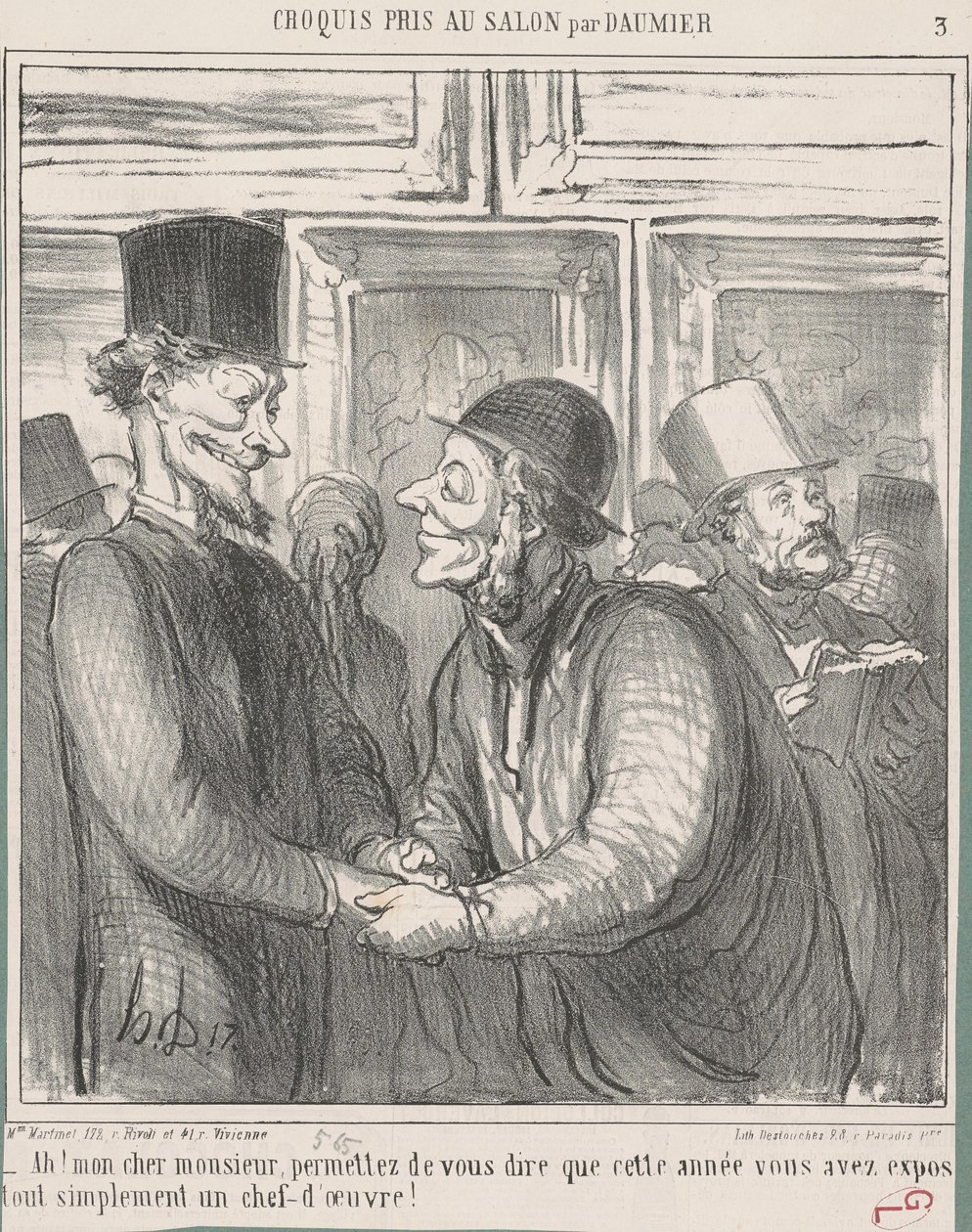 Ach! Můj milý pane, dovolte... od Honoré Daumier