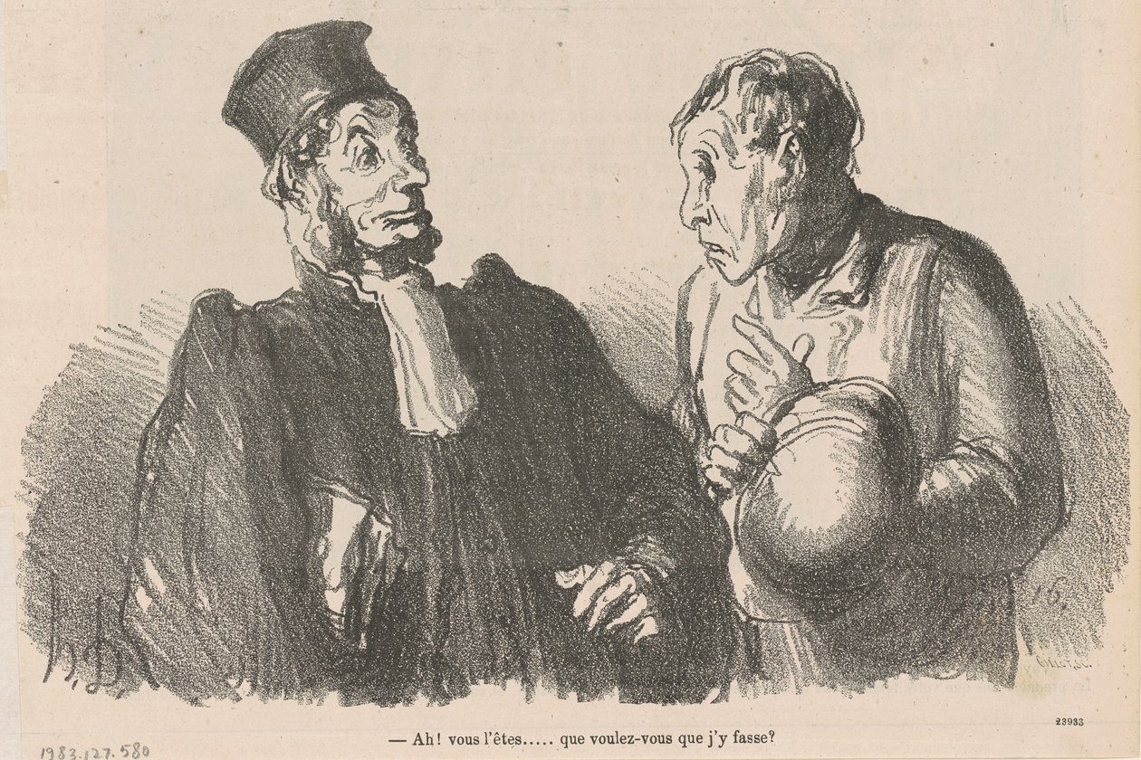 Ach! Ty jsi... co chceš... od Honoré Daumier
