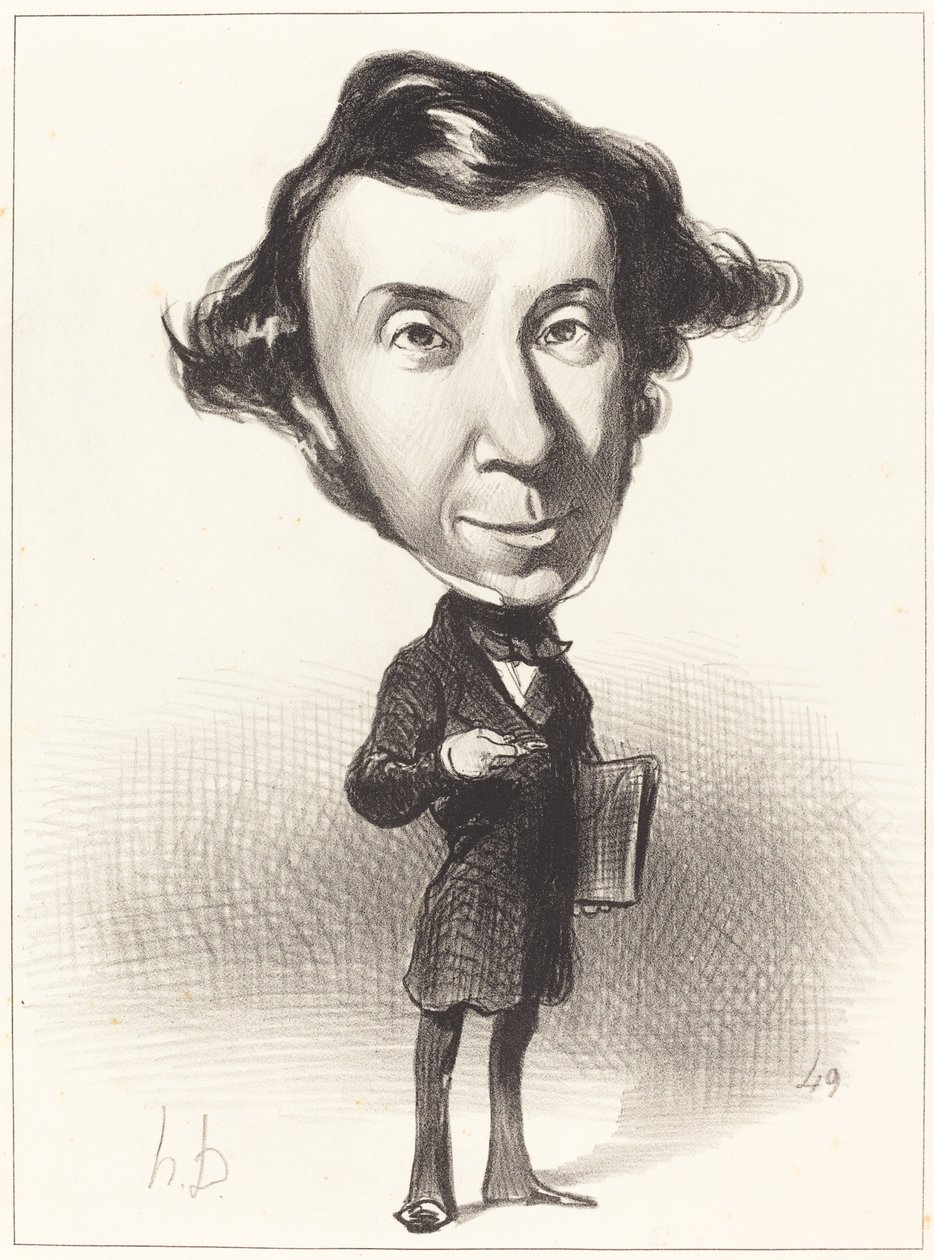 Alex. Ch. Henri de Tocqueville od Honoré Daumier